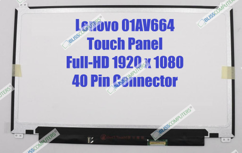 13.3" FHD 1080P LCD LED Touch Screen Display Panel Lenovo Thinkpad L380 FRU 01LW702 SD10M34108